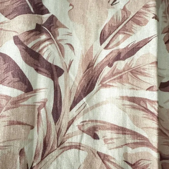 House of Harlow 1960 Linen Palm Print Midi Dress Size Small - Picture 8 of 9